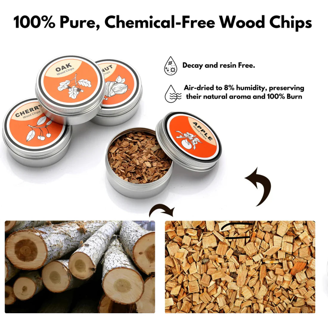 Wood Chips - 4 Pack - Refill