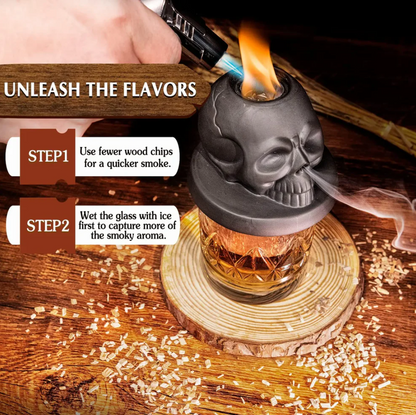 Skull Cocktail Smoker Pro Kit