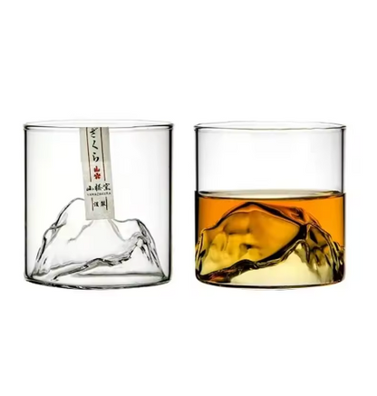 Japanese Mountain Glasses, Set of 2