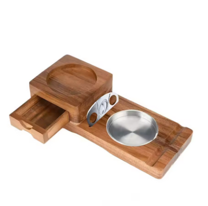 Cigar Ashtray With Cigar Drawer